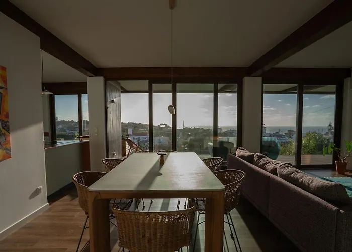 Casa Aalto - Architectural Cliffside Ocean Retreat Tatil Evi *